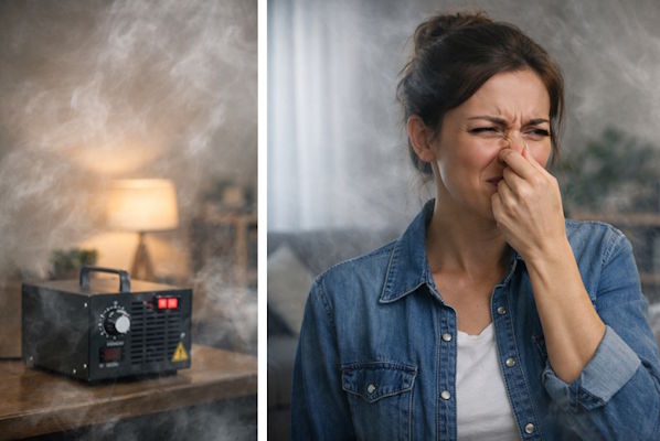 Trotz intensiven Lüftens verbleiben nach einer Ozonbehandlung häufig unangenehme Restgerüche. Geruchsbildung nach Ozonbehandlung durch chemisch veränderte Rückstände